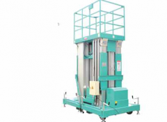 六桅柱鋁合金式升降平臺_諾力高空作業(yè)平臺